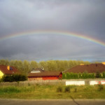 Tęcza nad Słupskiem