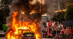 Pokaz kaskaderski grupy R-STUNTS