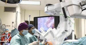 W słupskim szpitalu wykonano pierwsze operacje przy użyciu robota operacyjnego Da Vinci - Fot. WSzS/Paulina Kawalec