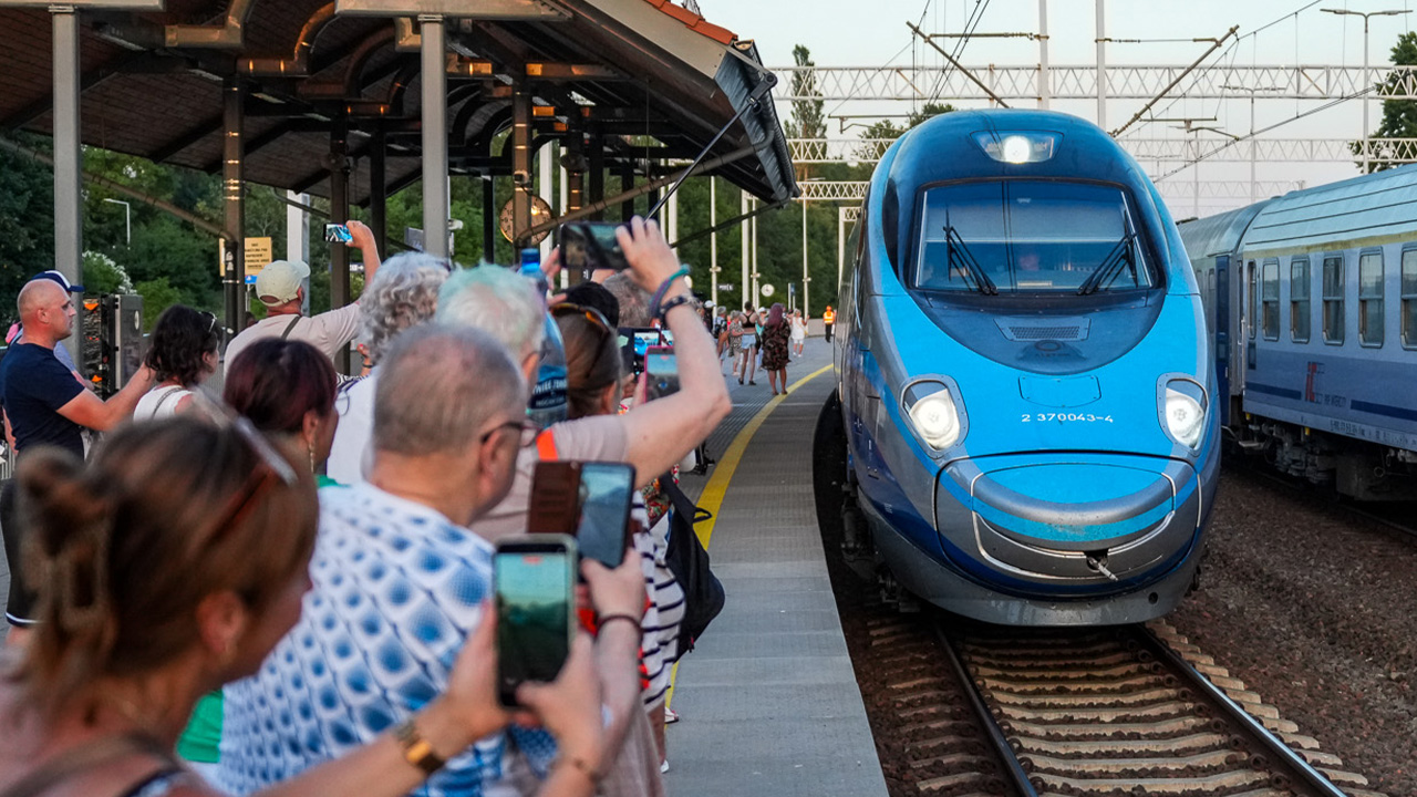 Pendolino po raz pierwszy w Ustce